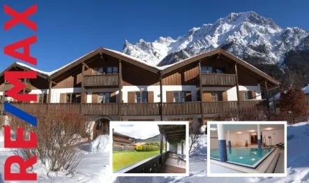 Haus 2 Vorderansicht - Wohnung kaufen in Mittenwald - Ferienwohnung im schönen bayrischen Mittenwald zu verkaufen!