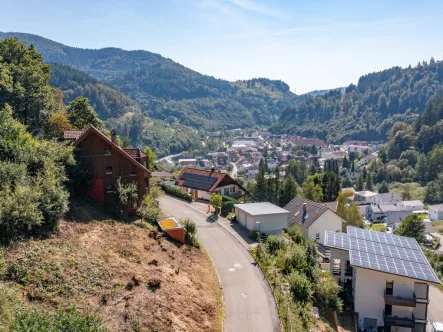  - Grundstück kaufen in Zell im Wiesental - Grundstück für Ein- oder Zweifamilienhaus in herrlicher Lage am Leisenberg