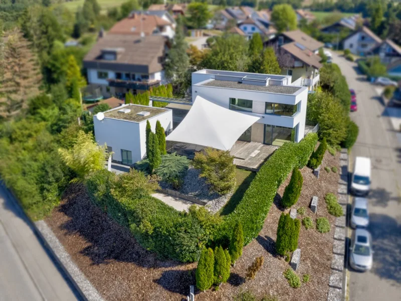 Titelbild - Haus kaufen in Steinen - Modernes Einfamilienhaus im Bauhausstil in harmonischer Lage - Steinen Weitenau