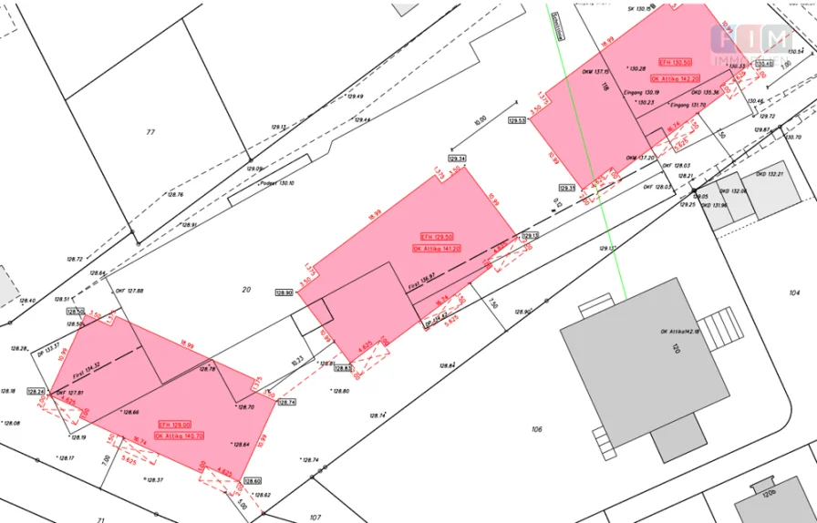 Hagen Lageplan - Grundstück kaufen in Hagen / Eilpe/Dahl - BAULAND für Mehrfamilienhäuser!  über 3.000 QM Wohnfläche! keine Bauträgerbindung!