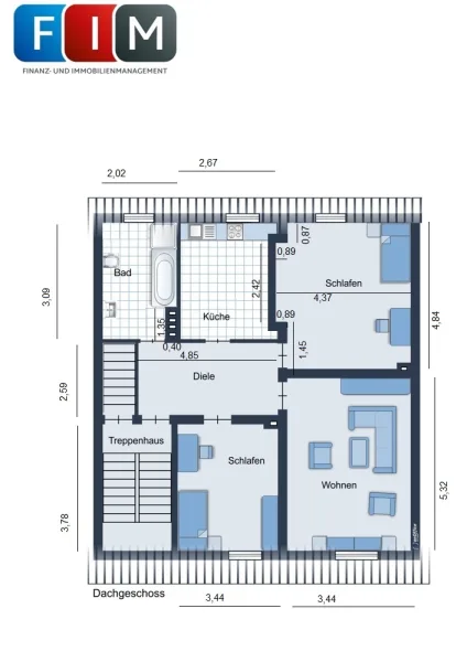 Grundriss II- OG