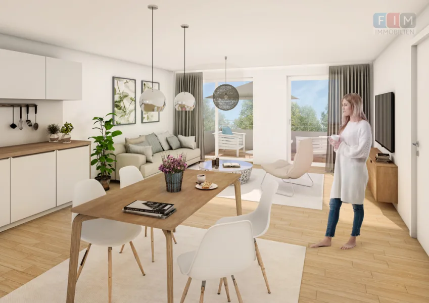 Beispielwohnung - Wohnung kaufen in Melle - Modernes Wohnen: Komfortabel und Energieeffizient