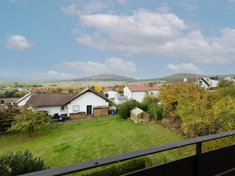 Ausblick Balkon