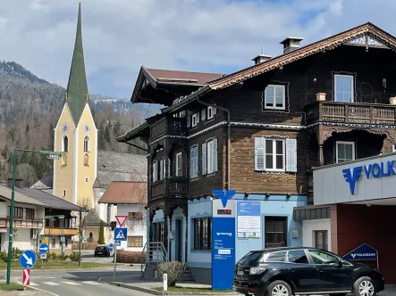 Hausansicht - Wohnung mieten in Kössen - Großzügig geschnittene, helle 3-Zimmer-Wohnung in TOP-Lage von Kössen/Tirol!