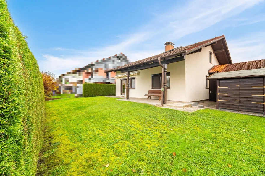 Garten  - Haus kaufen in Großkarolinenfeld - Frischer Wind im Voralpenland - Einfamilienhaus mit viel Gestaltungspotenzial in Großkarolinenfeld