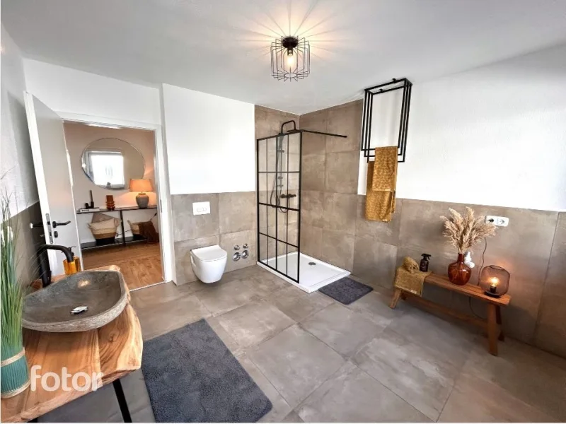 Badezimmer - Wohnung kaufen in Simbach am Inn - luxuriöse Eigentumswohnung im Stadtkern