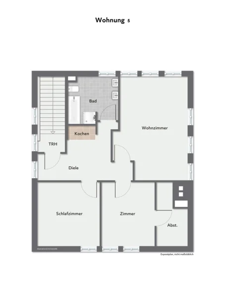 90,54 m² Miete 592,13 €