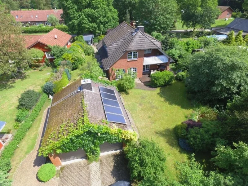 Vogelperspektive - Haus kaufen in Kakenstorf - Idyllisch Leben in Bötersheim