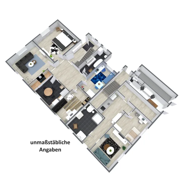 Grüner Weg 21, Wittingen - EG - 3D Floor Plan