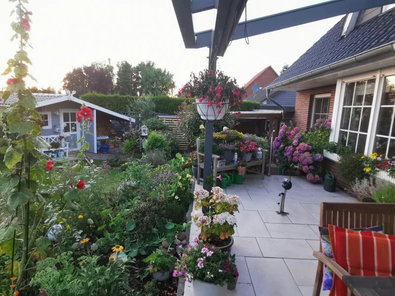 Terrasse mit Blick nach Norden