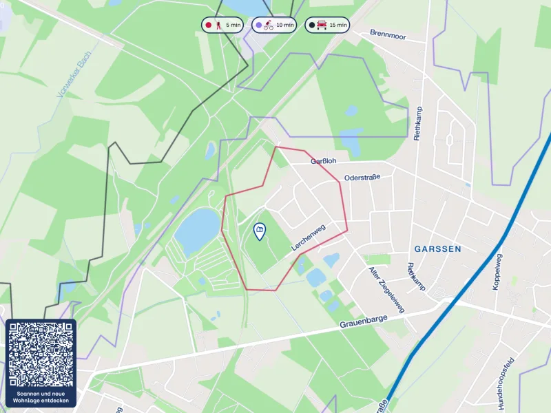 Lageplan-Rebhuhnweg 24, 29229 Celle-Garßen-Kartenausschnitte