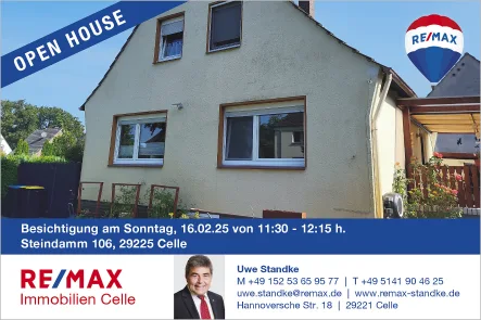 Open-House - Haus kaufen in Celle - Fast einzugsbereites Haus für die kleine Familie! (US-6403)