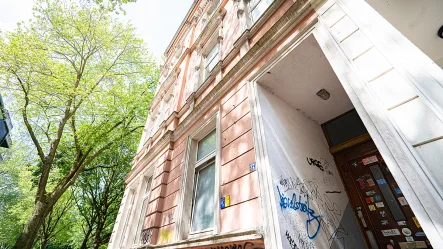 Fassade - Haus kaufen in Dortmund - Immobilieninvestment für Einsteiger: 3-Mehrfamilienhaus in Dortmund!!