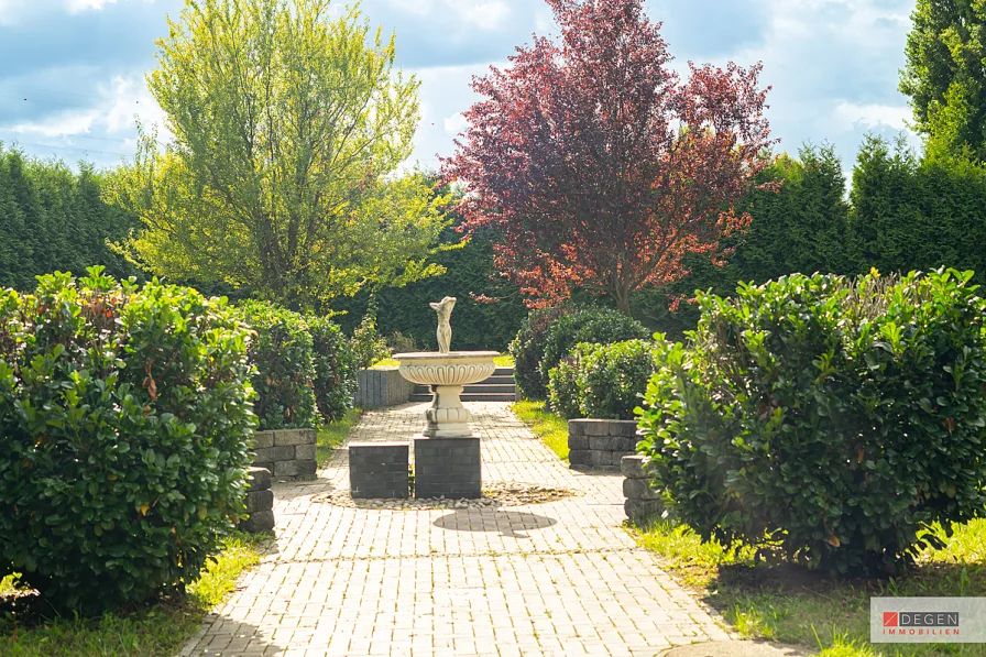 Garten, Springbrunnen