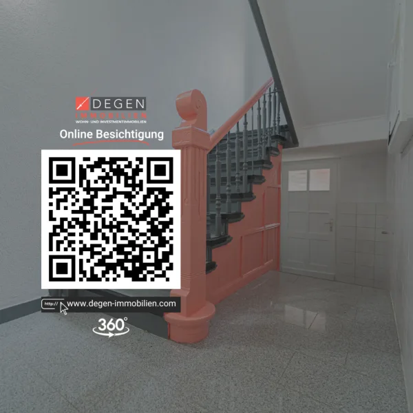 Virtuelle 3D- Tour, Online Besichtigung von Zuhause aus - Degen Immobilien
