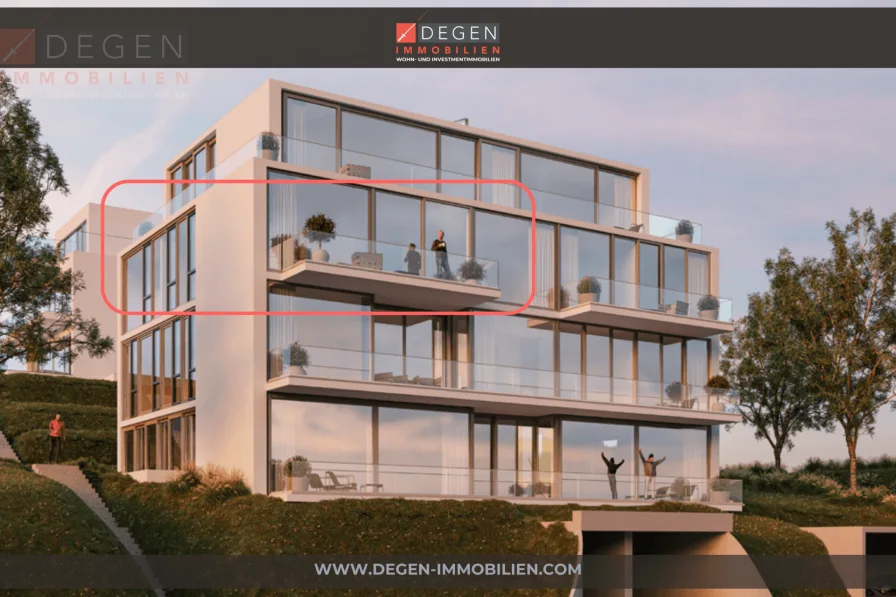 Lage der Wohnung - Wohnung kaufen in Dortmund - Exklusives Domizil inmitten der Dortmunder Natur: Luxuriöse Etagenwohnung mit Ausblick!