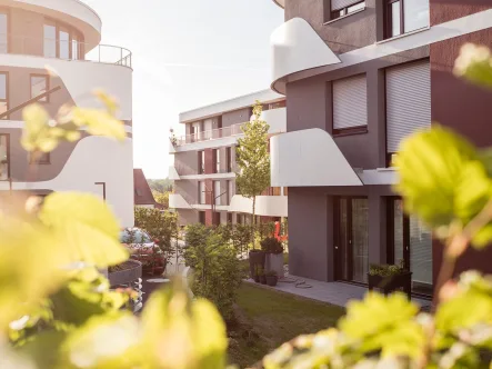 Außenansicht - Wohnung mieten in Sachsenheim - Gemütlichkeit auf höchstem Niveau. 2- Zimmer Wohnung mit eigenem Gartenanteil. 