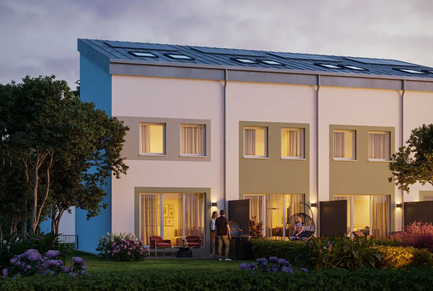 Projektbild Reihenhäuser - Haus mieten in Pfungstadt - Ihr neues Zuhause in Eschollbrücken - Modernes 5-Zimmer-Reihenhaus: Erstbezug mit nahtloser Eleganz!