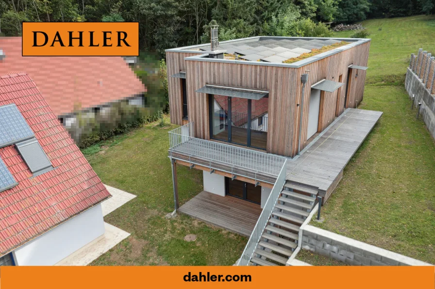 Titel mit Überleger - Haus kaufen in Diensdorf-Radlow - ZWEIplus-Haus im Erstbezug mit Blick auf den Scharmützelsee