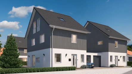 Beispielbilder - Haus kaufen in Moos - Neubau im Herzen von Moos!                                      Projektiertes KfW-40-Energieeffizienzhaus