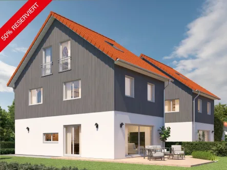 50 % reserviert - Haus kaufen in Moos - Neubau im Herzen von Moos!                                                   Projektiertes KfW-40-Energieeffizienzhaus