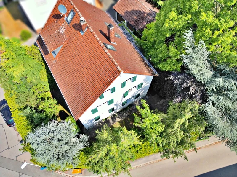 Vogelperspektive - Haus kaufen in Teublitz - Viel Platz für die ganze Familie: Bezauberndes Anwesen mit großem Garten