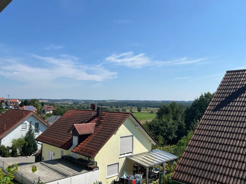 Aussicht von der Wohnung im Erdgeschoß