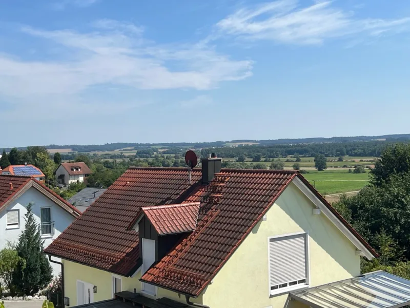 Aussicht von der Wohnung im Erdgeschoß