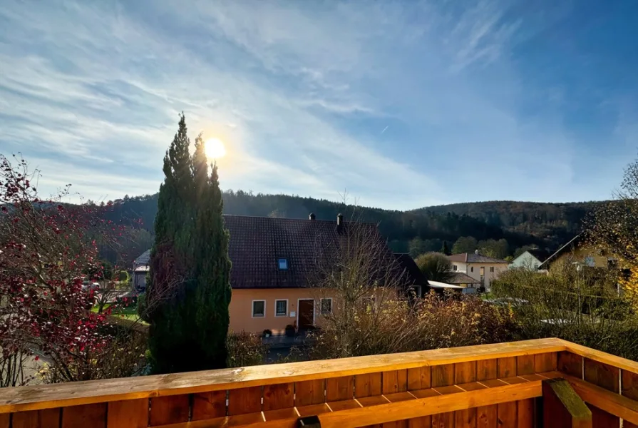 Blick vom Balkon Richtung Süden