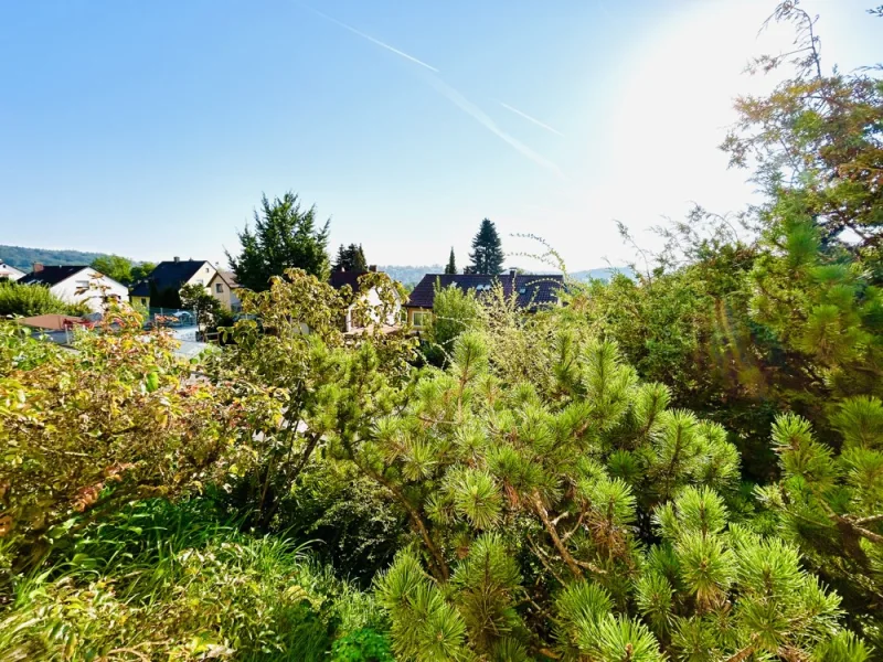 Der Blick von Ihrem Balkon im vorderen Haus(teil)