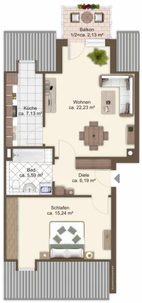 Der Grundriss Ihrer Wohnung