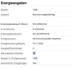 Energieangaben Altbestand