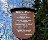 Schild Tempe-Park