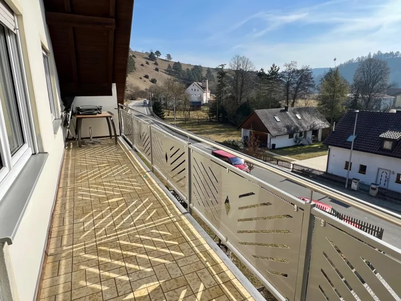 Blick vom Balkon 