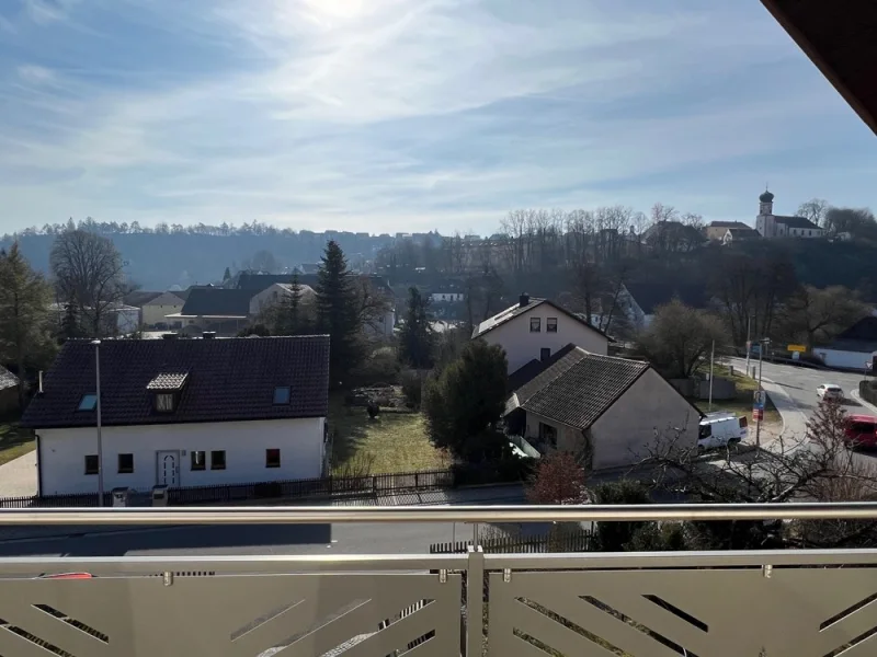 Blick vom Balkon