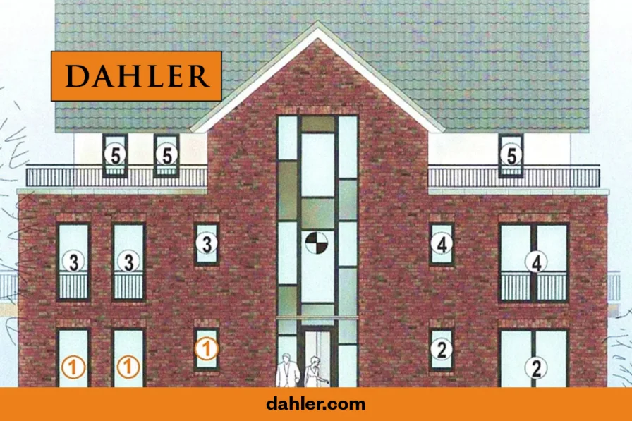 Dahler Immobilien - Wohnung kaufen in Jever - Neubau einer Dreizimmerwohnung in toller Lage von Jever mit hohem Standard