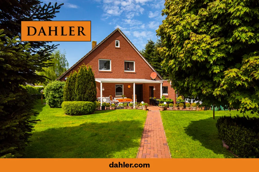 Dahler Ostfriesland - Haus kaufen in Westerholt / Willmsfeld - Westerholt: familienfreundliches Einfamilienhaus mit schöner Gartenanlage