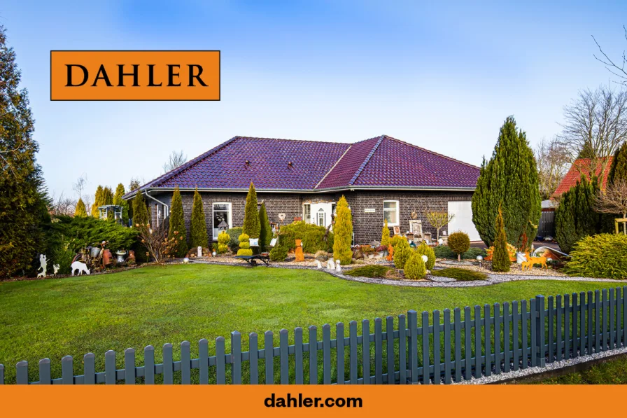 Dahler Ostfriesland - Haus kaufen in Südbrookmerland - Traumhafter Bungalow mit parkähnlichem Garten und großzügiger Raumaufteilung