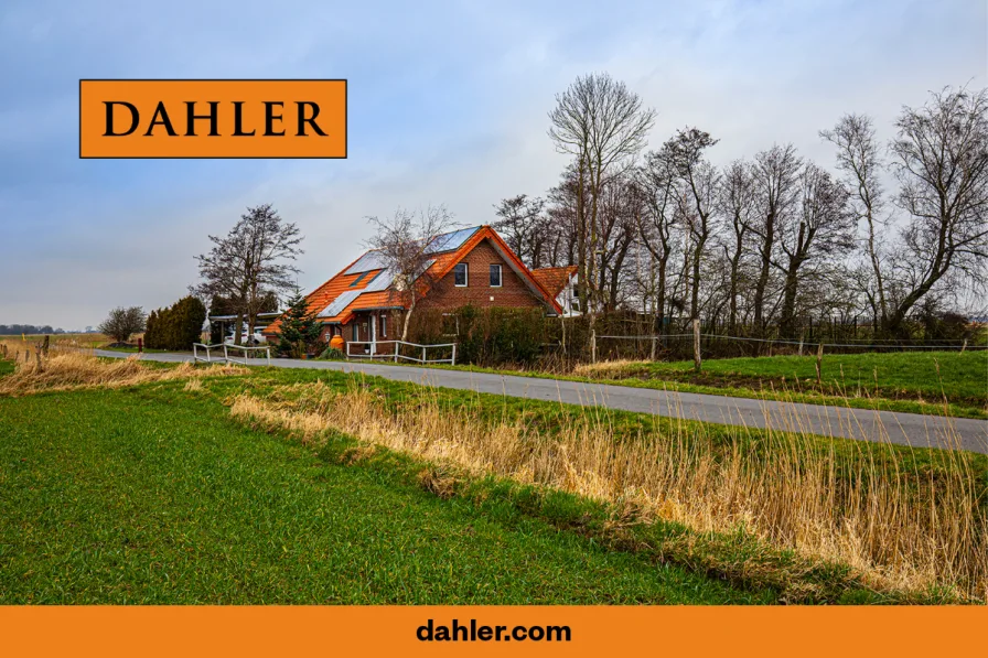 Dahler Ostfriesland - Haus kaufen in Großheide - Einfamilienhaus mit großzügigem Grundstück in Alleinlage
