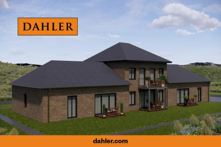 Dahler Ostfriesland - Haus kaufen in Wiesmoor / Voßbarg - Bungalow Bliss: Erstbezugswohnung in einem Reihenmittelhaus