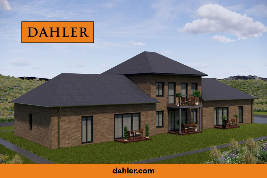 Dahler Ostfriesland - Haus kaufen in Wiesmoor / Voßbarg - Bungalow Bliss: Erstbezug im Reihenendhaus