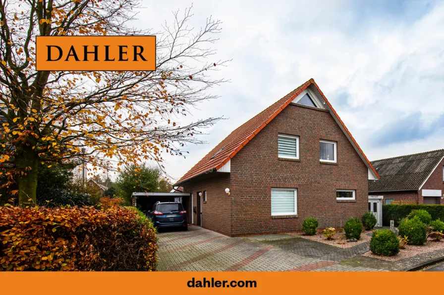 Dahler Ostfriesland - Haus kaufen in Schortens - Einfamilienhaus mit Carport und viel Platz für die Familie