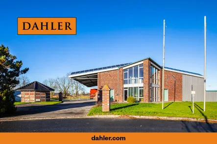 Dahler Ostfriesland - Halle/Lager/Produktion kaufen in Wittmund / Burhafe - Entwicklungsfähige Gewerbeimmobilie mit Bürotrakt und Lagerhalle