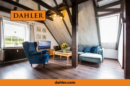 Dahler Ostfriesland - Wohnung mieten in Dornum / Dornumersiel - Dachgeschosswohnung nahe der Deichlinie am Rande von Dornumersiel