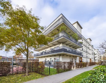  - Wohnung mieten in Düsseldorf - Wohnen in hochwertigem Ambiente mit internationalem Flair. Möblierte 2 Zimmer-Dachterrassen-Wohnung