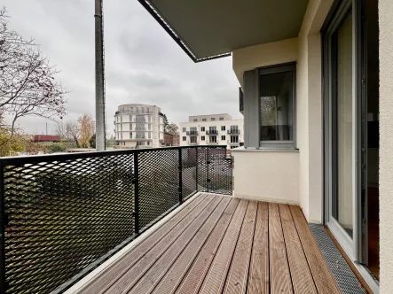 Balkon - Wohnung mieten in Nauen - Schöne Wohnung in Nauen mit Tiefgaragenstellplatz