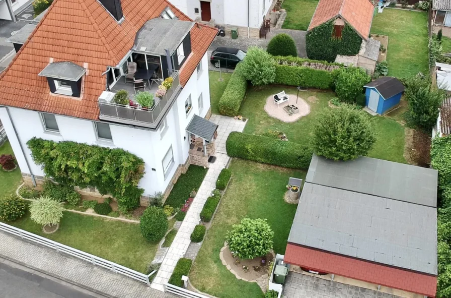 Blick auf Dachterrasse