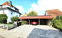 Carport für 3 Fahrzeuge