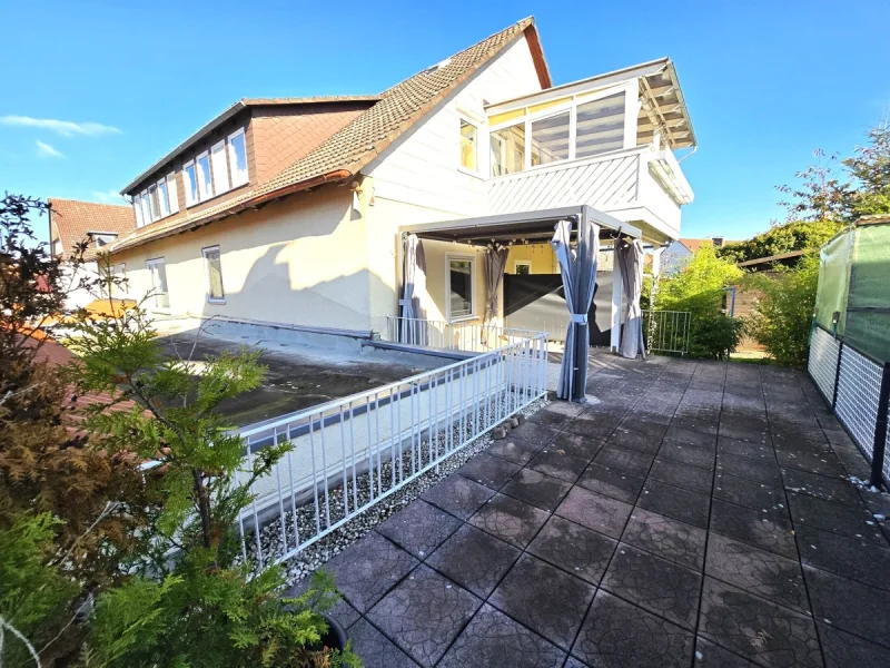 Terrasse - Wohnung kaufen in Ahnatal-Weimar - Zentral gelegene Eigentumswohnung in Ahnatal Weimar