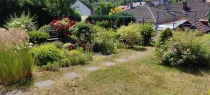 Garten im Sommer